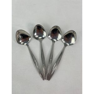 Vintage Rogers Bros 1847 Stainless Desert Spoon Set
